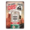 Route 66 Gas Station Tin Sign - 20x30cm