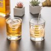 Five Stages of Happiness Drinking Glass - Set of 2