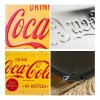 Coca Cola Yellow Tin Sign 20x30cm