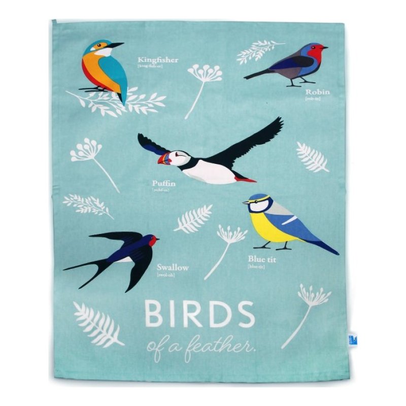 RSPB Birds Tea Towel