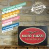 Moto Guzzi Motorcycles Rectangular Storage Tin