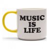 Music is Life - Peanuts Mug