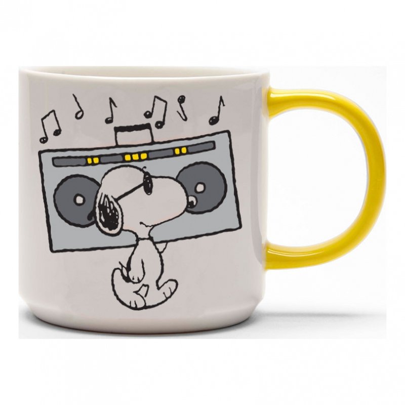 Music is Life - Peanuts Mug