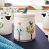 Forest Birds Ceramic Canister - by CookSmart