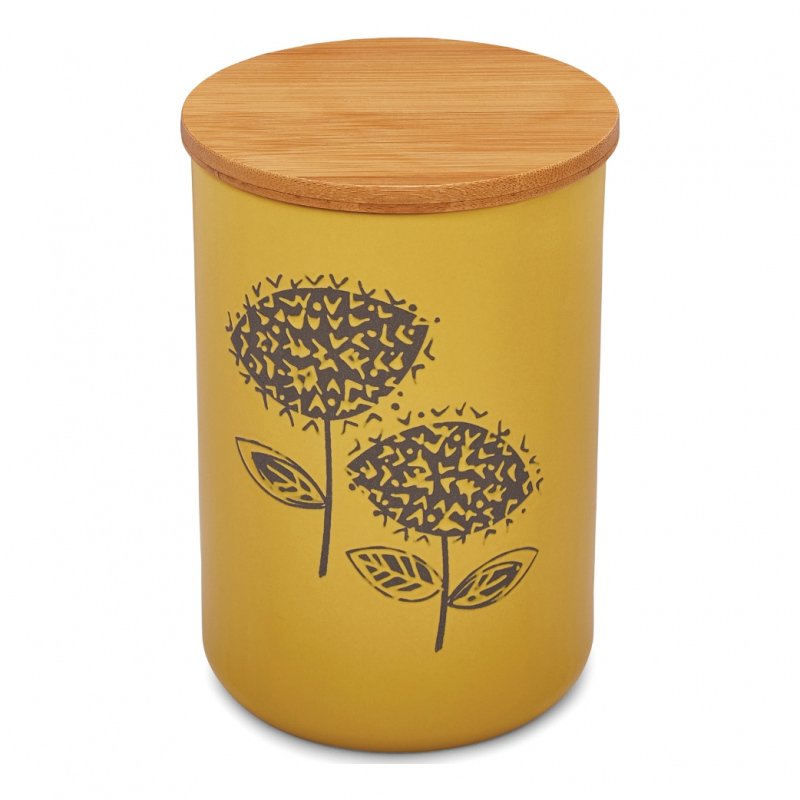 Retro Meadow Canister - Mustard - by CookSmart