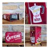 Caffeine Addicted Clip Top Storage Tin - by Nostalgic Art