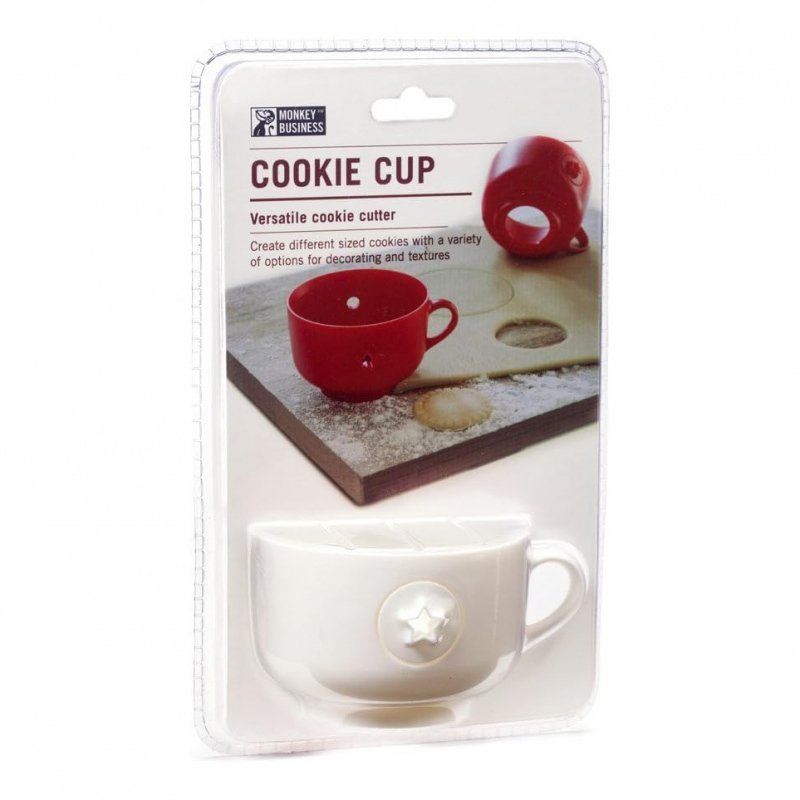 Cookie Cup Cookie Cutter - by Monkey Business [White]