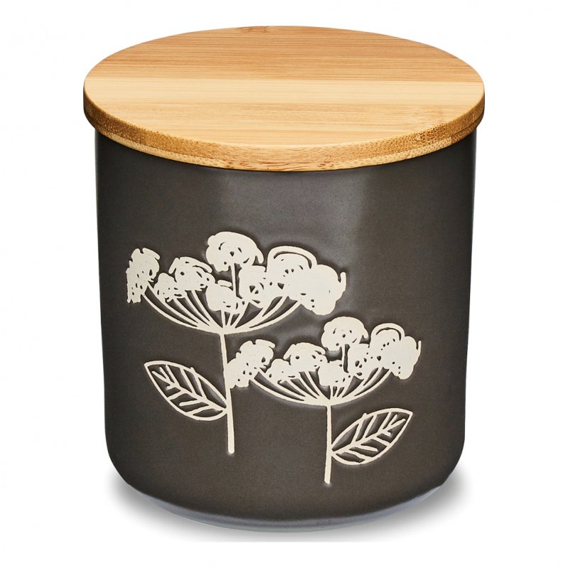 Retro Meadow Canister - Grey - by Cooksmart