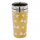 English Meadow Stainless Steel Travel Mug - by Cooksmart - Drink in style with floral flair