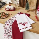 Nordic Christmas Tea Towels - Set of 3 - by Cooksmart - Festive Flair for Your Kitchen