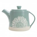 Artisan Flower Teapot - by David Mason Designs - Sunflower charm with every pour