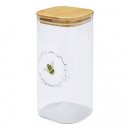 Bumble Bees Glass Jar - 1.5L - by Cooksmart - Bee-autiful Organisation for Your Kitchen