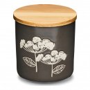 Retro Meadow Canister - Grey - by Cooksmart - Retro Charm for Modern Kitchens